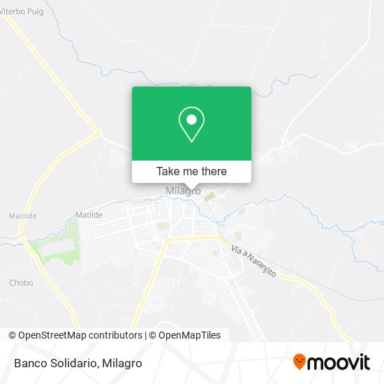 Mapa de Banco Solidario