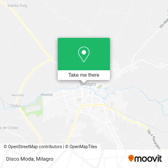 Disco Moda map