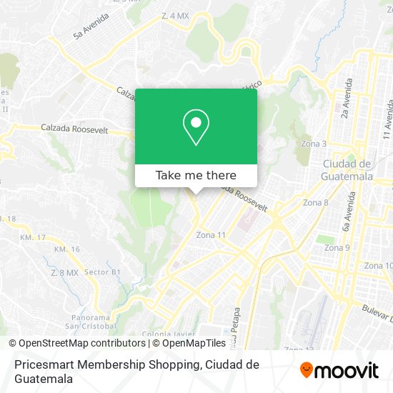 Pricesmart Membership Shopping map