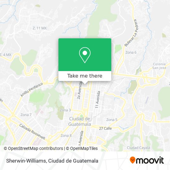 Sherwin-Williams map