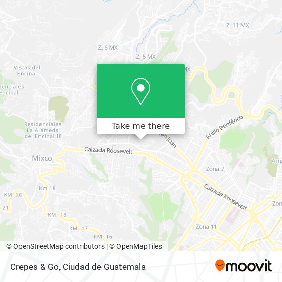 Mapa de Crepes & Go