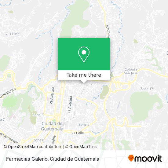 Farmacias Galeno map