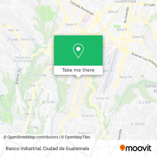 Banco Industrial map