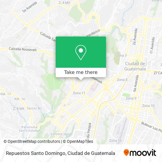 Mapa de Repuestos Santo Domingo