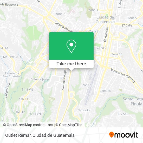 Outlet Remar map