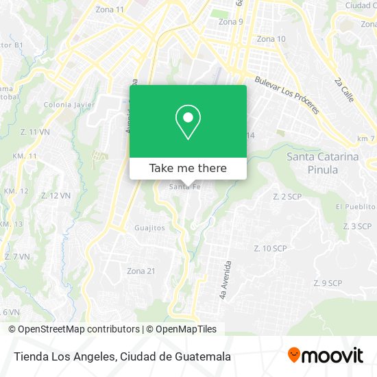 Tienda Los Angeles map