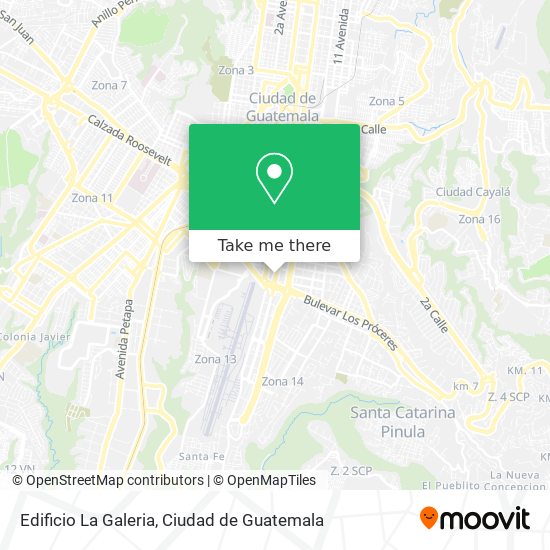 Edificio La Galeria map