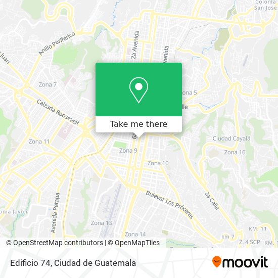 Edificio 74 map