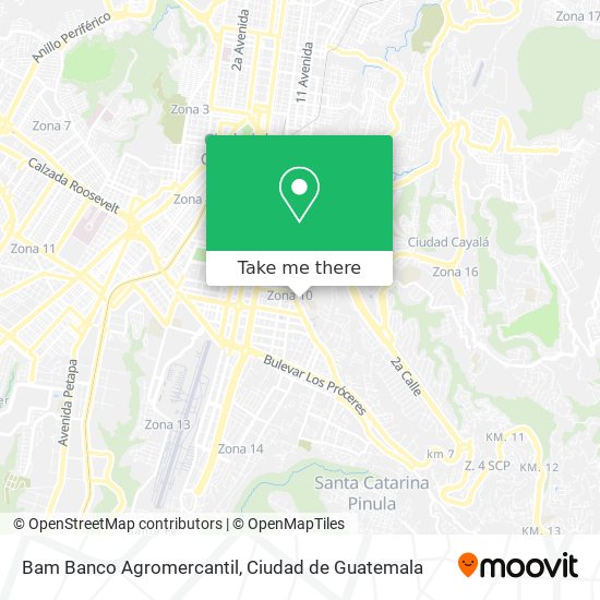 Bam Banco Agromercantil map