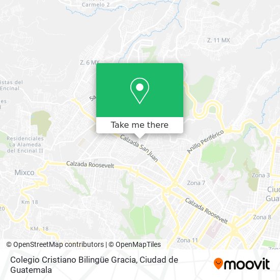 Colegio Cristiano Bilingüe Gracia map