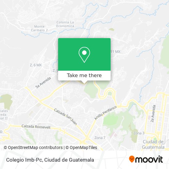 Mapa de Colegio Imb-Pc