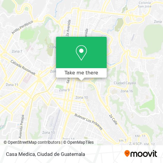 Casa Medica map