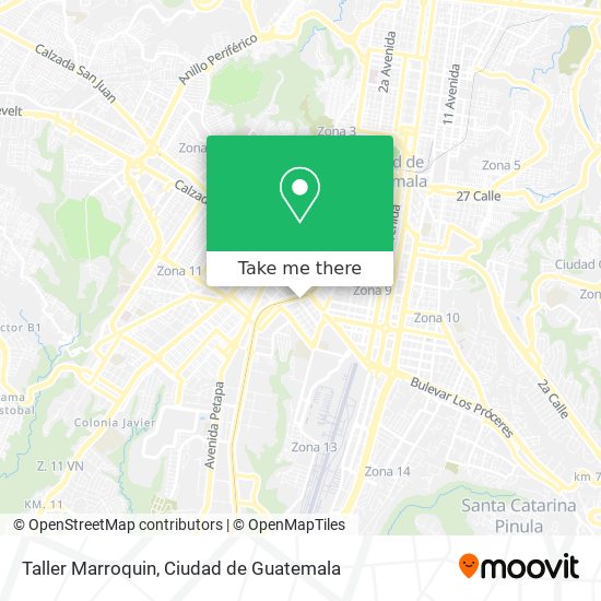 Taller Marroquin map