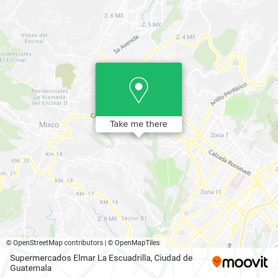 Supermercados Elmar La Escuadrilla map