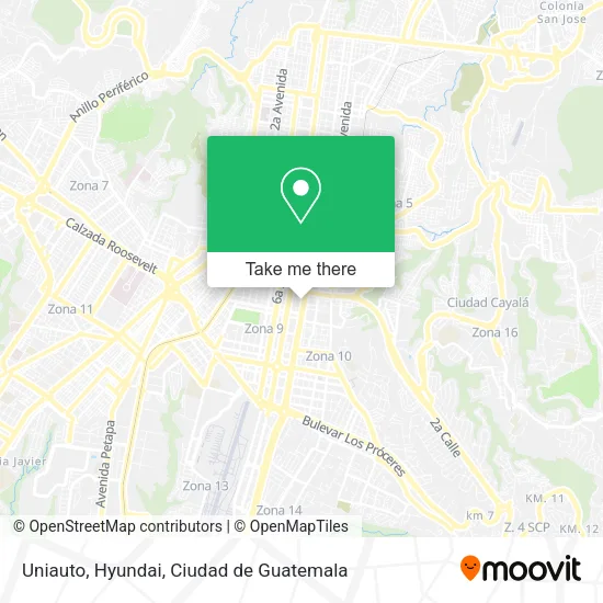 Uniauto, Hyundai map