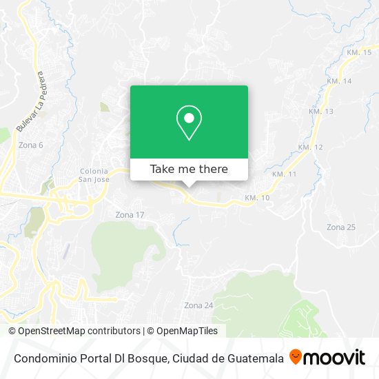Condominio Portal Dl Bosque map