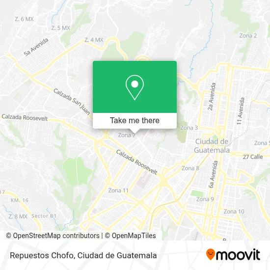 Repuestos Chofo map
