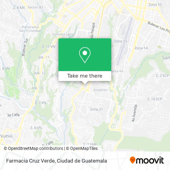 Farmacia Cruz Verde map