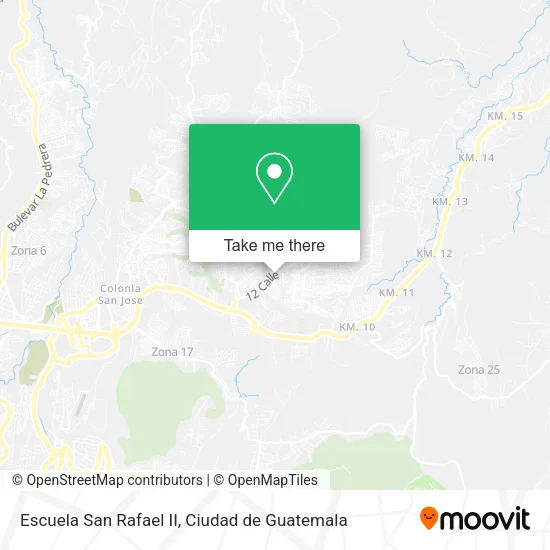 Mapa de Escuela San Rafael II