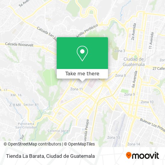 Tienda La Barata map