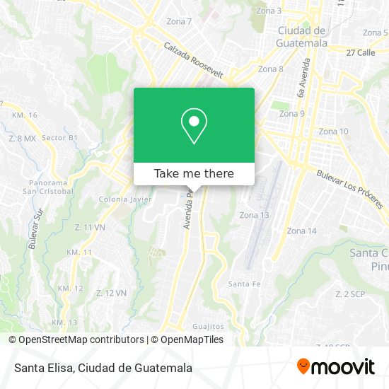 Santa Elisa map