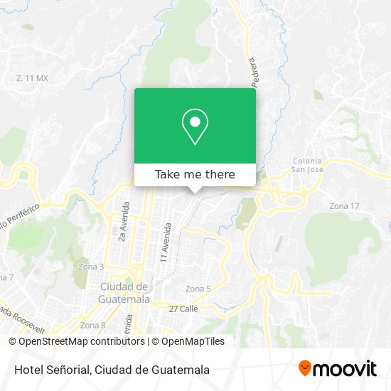Hotel Señorial map