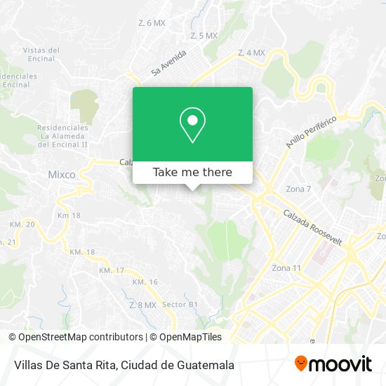 Villas De Santa Rita map