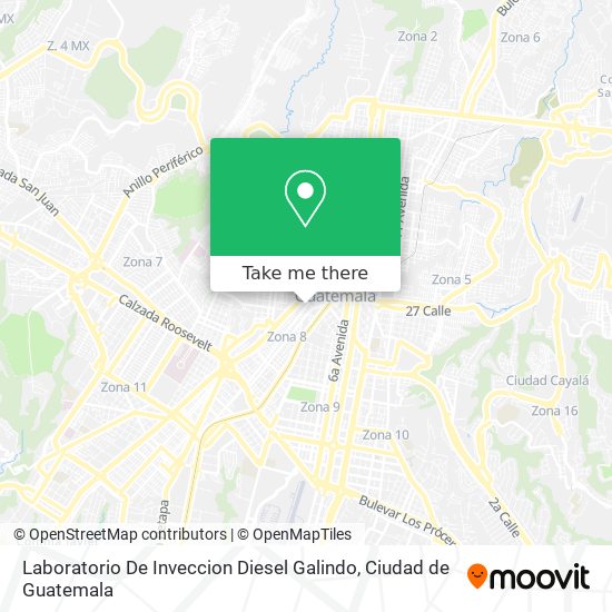 Laboratorio De Inveccion Diesel Galindo map