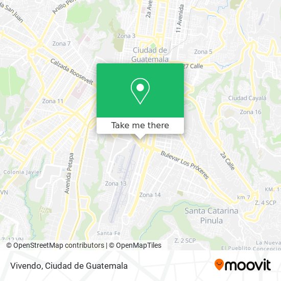 Vivendo map