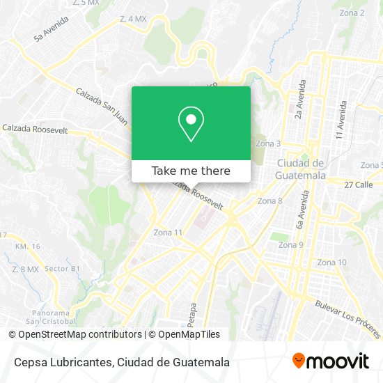 Cepsa Lubricantes map