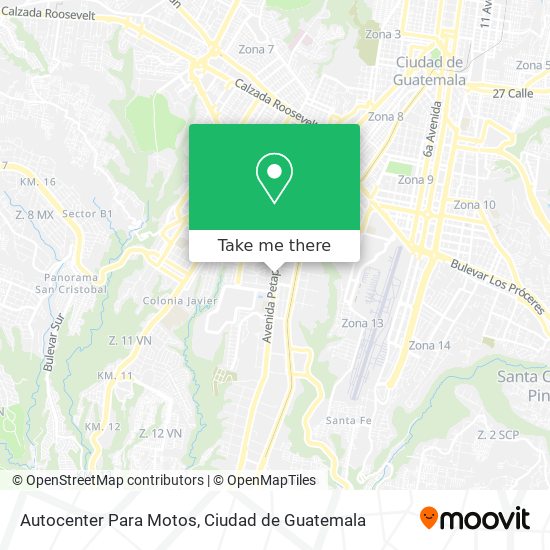 Autocenter Para Motos map