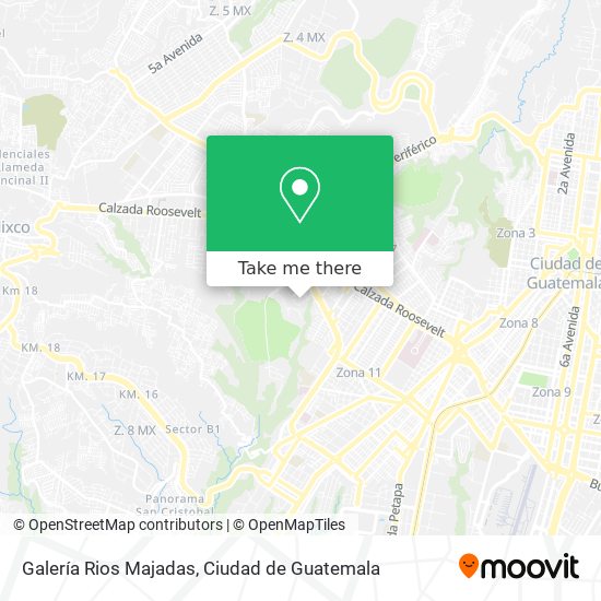 Mapa de Galería Rios Majadas