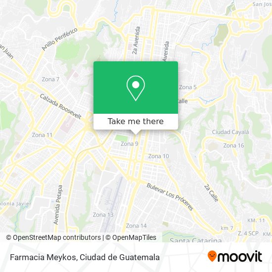 Mapa de Farmacia Meykos