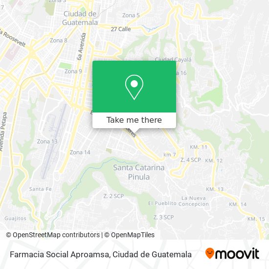 Farmacia Social Aproamsa map