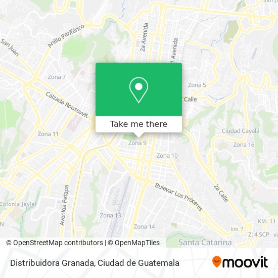 Distribuidora Granada map