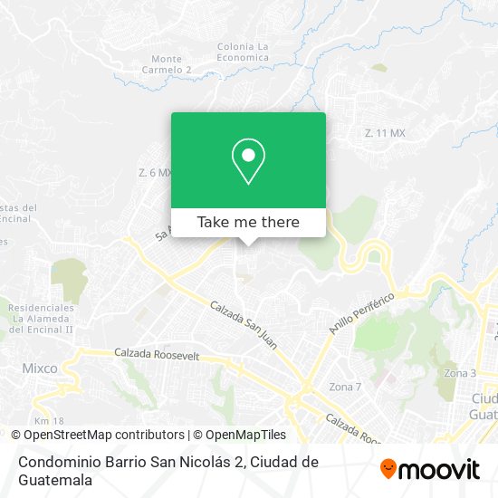 Condominio Barrio San Nicolás 2 map