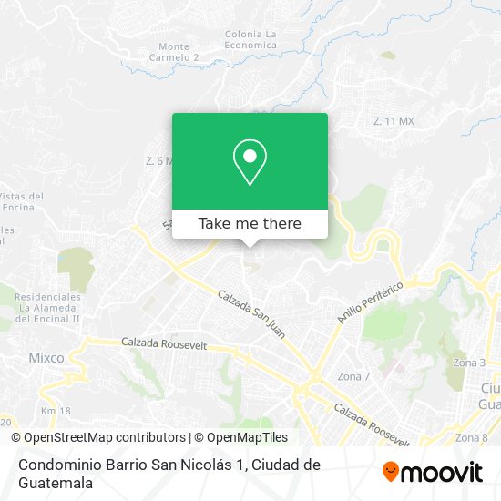 Condominio Barrio San Nicolás 1 map