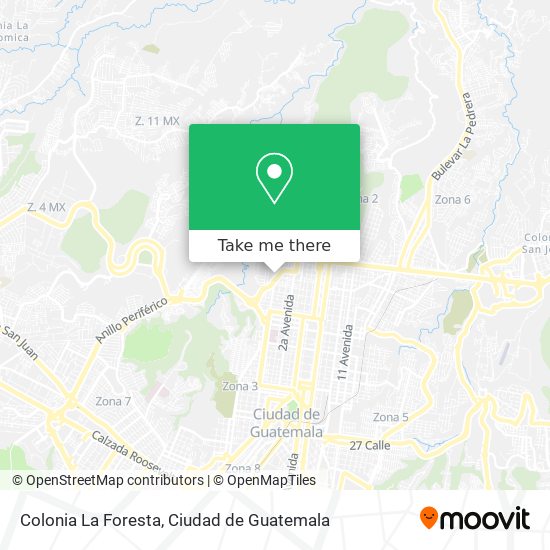 Colonia La Foresta map