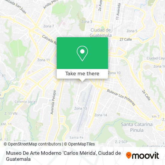 Mapa de Museo De Arte Moderno 'Carlos Mérida'