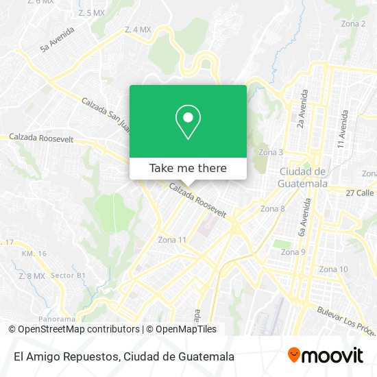 El Amigo Repuestos map