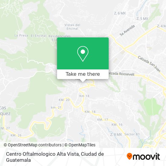 Centro Oftalmologico Alta Vista map