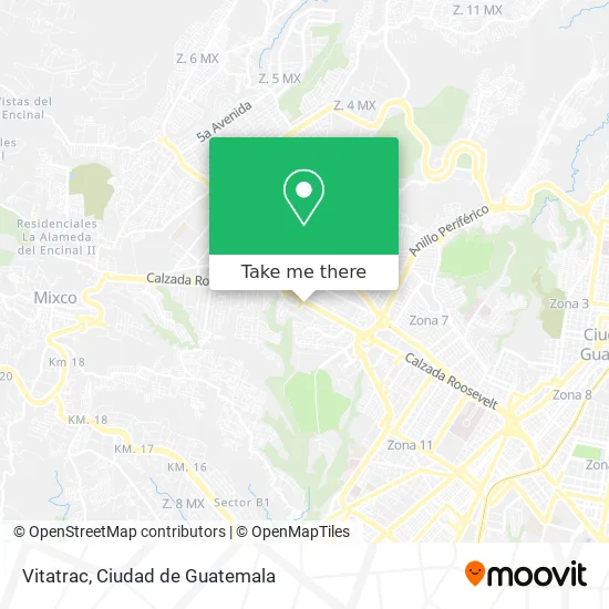 Vitatrac map