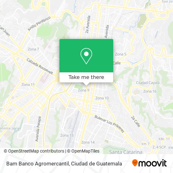 Bam Banco Agromercantil map