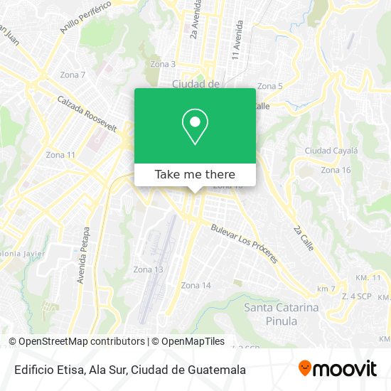 Edificio Etisa, Ala Sur map