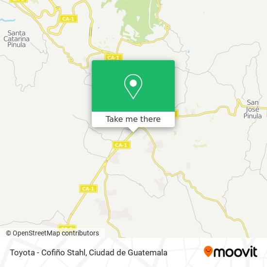 Toyota - Cofiño Stahl map