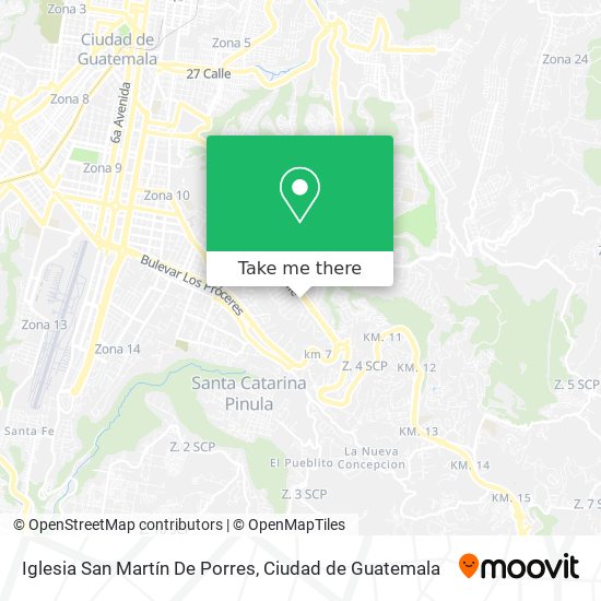 Iglesia San Martín De Porres map