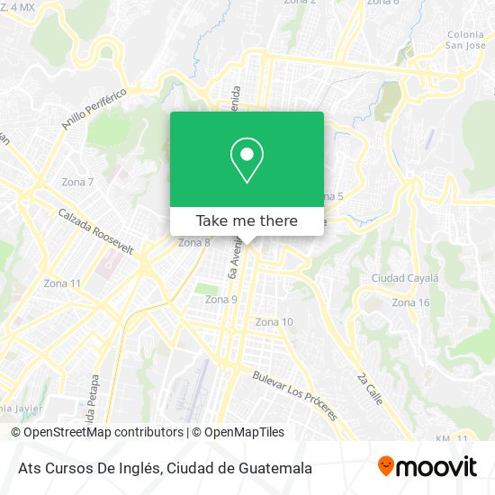 Ats Cursos De Inglés map