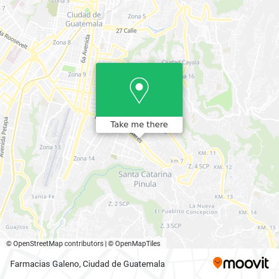 Farmacias Galeno map