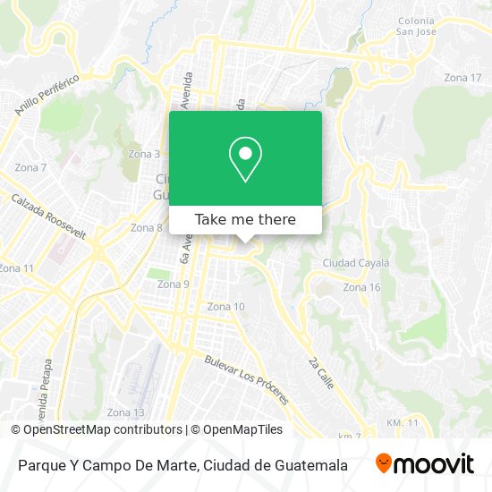 Parque Y Campo De Marte map