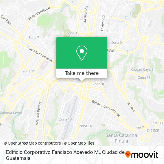 Edificio Corporativo Fancisco Acevedo M. map